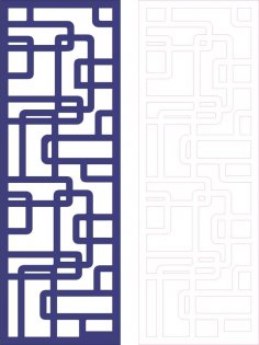 Decorative Pattern for Divider dxf File