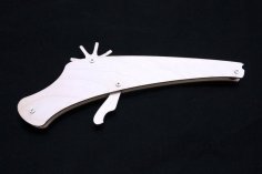 Laser Cut Rubber Band Gun