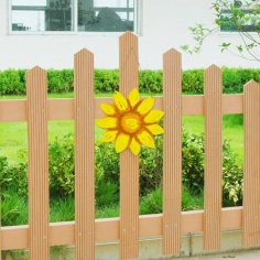 Laser Cut Wood Sunflower Cutout Sunflower Door Hanger