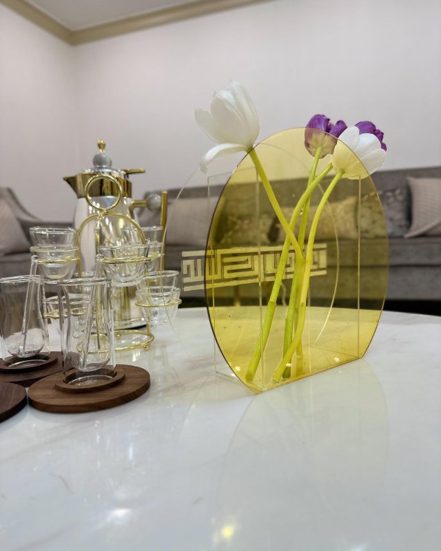 Laser Cut Acrylic Vase