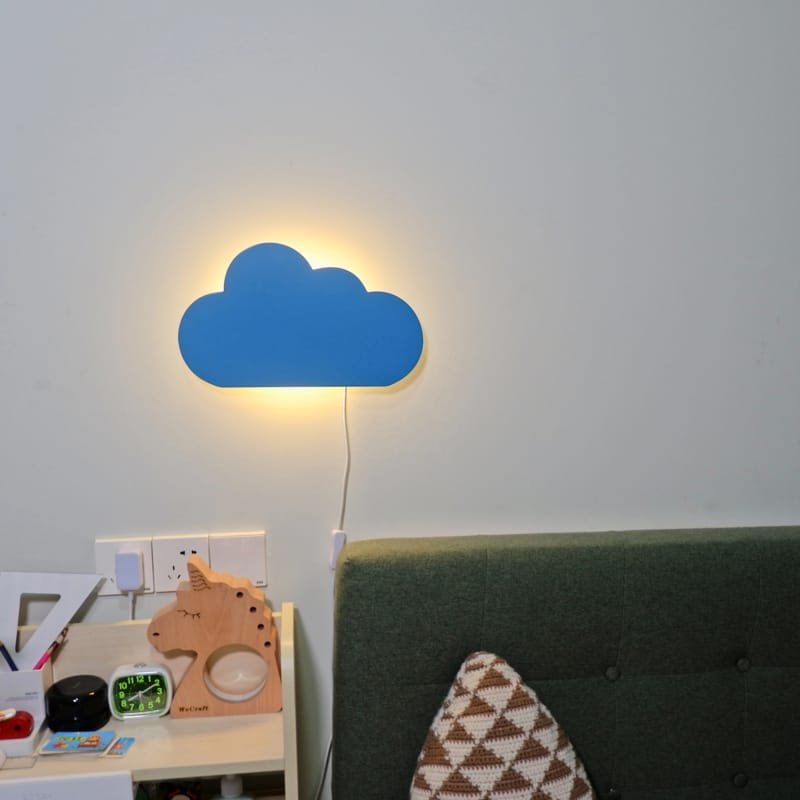 Laser Cut Cloud Shaped Wall Lamp – Kids Room Lamp Light