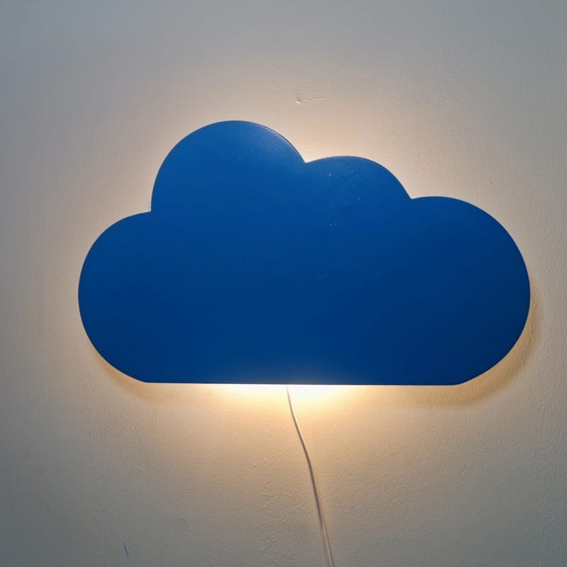 Laser Cut Cloud Shaped Wall Lamp – Kids Room Lamp Light