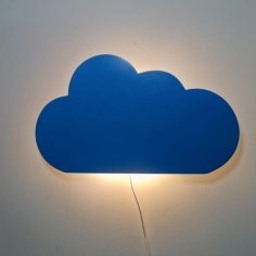 Laser Cut Cloud Shaped Wall Lamp – Kids Room Lamp Light