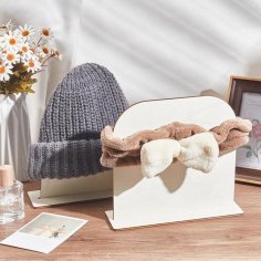 Laser Cut Hat Display Stands Hat Stand Racks Beanie Hat Storage Wooden Hair Tie Holder