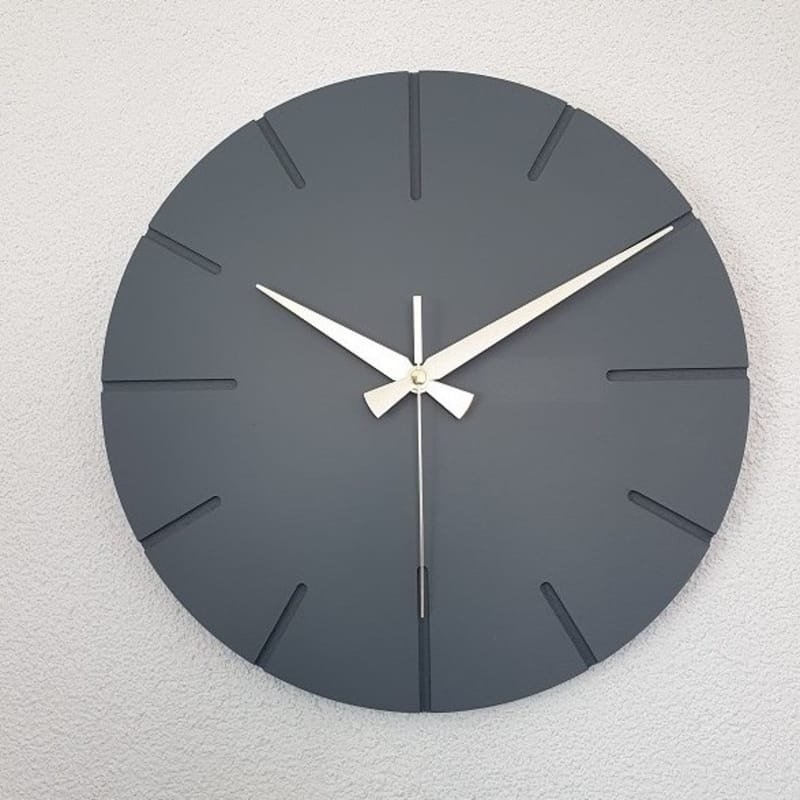 Laser Cut Modern Minimalist Wall Clock
