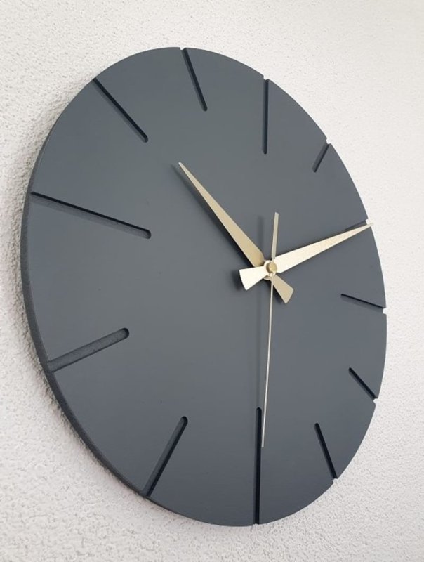 Laser Cut Modern Minimalist Wall Clock