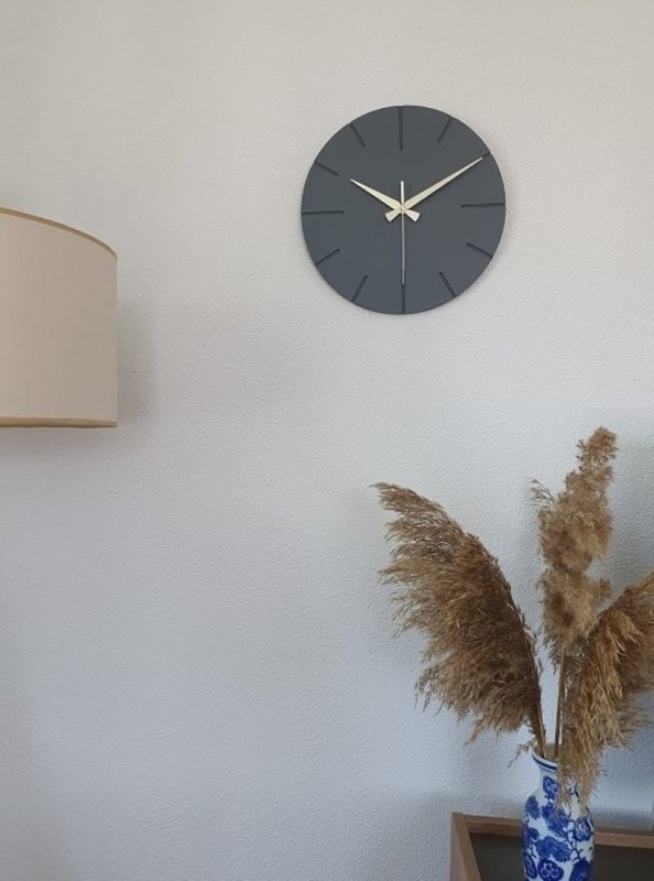 Laser Cut Modern Minimalist Wall Clock