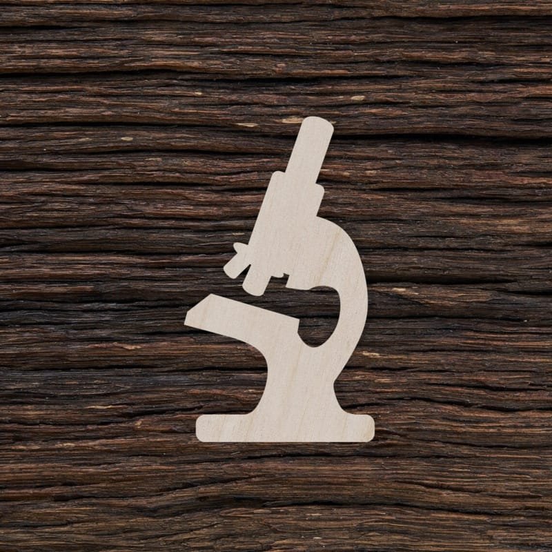 Laser Cut Wooden Microscope For Crafts And Decorations