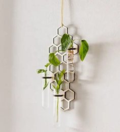 Laser Cut Hanging Honeycomb Propagation Station