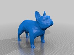 Frenchie, French Bulldog – Lowpoly 3D Printer Model