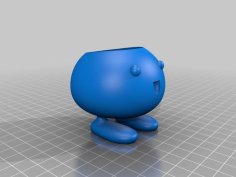 Smooth Oddish Planter 3D Printer Model