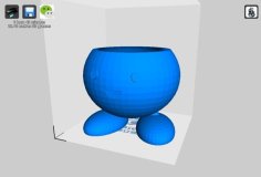 Oddish Flower Pot 3D Printer Model