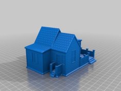 Lake Glen Christmas Village House 3D Printer Model