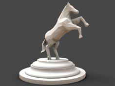 Horse Low Poly Style 3D Printer Model