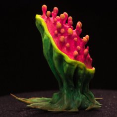 Tabletop Plant: “Tearing Plant” (Alien Vegetation 14) 3D Printer Model