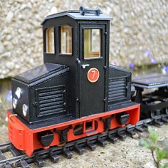 Solar-powered Locomotive For 32mm Gauge Garden Railways 3D Printer Model