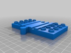 Duplo Brio Plate 3D Printer Model