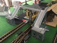 G Scale Pedestrian Bridge. 3D Printer Model