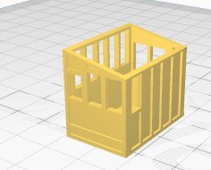 Cab For Turntable Deck.HO Scale Like Jouef (FR) Swing Bridge Cabin 3D Printer Model