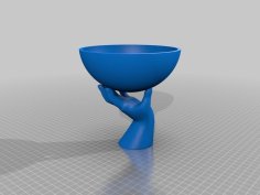 Hand Holding Planter/bowl (multi Material Possible) 3D Printer Model