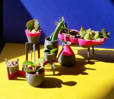 Mini Planter Set 3D Printer Model