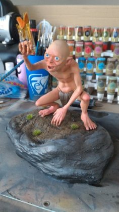 Gollum / Smeagol Figurine 3D Printer Model