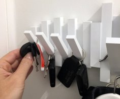 Key Peg Hook Hanger 3D Printer Model