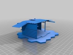 Raiders Shack 3D Printer Model