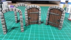 Dungeon Door – Open And Closed 3D Printer Model