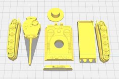 Tiger Tank Breakdown 3D Printer Model