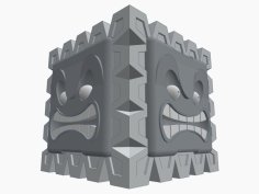 Thwomp Container (Super Mario) 3D Printer Model