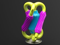 Hyperbolic Planetary Gearset 3D Printer Model