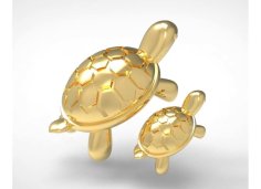 The Golden Turtle Of Happiness 3D Printer Model