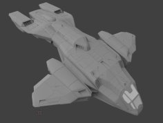 Halo Pelican (high Detail) 3D Printer Model