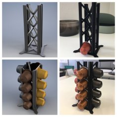 Nespresso Capsule Holder 3D Printer Model