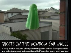 Ghosts In The Window (or Wall) 3D Printer Model