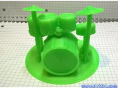 Drum Set Model 3D Printer Model