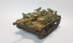 Stug Iii G Tank 1:56 Scale (28mm) 3D Printer Model