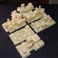 Sim City 2000 Tabletop Play Set 3D Printer Model