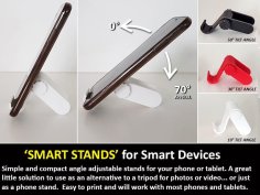 Smart Stand – A Smart Little Stand For Smart Devices (Phones And Tablets) 3D Printer Model