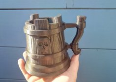 Skull Mug 3D Printer Model