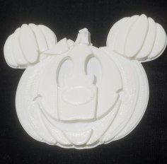 Mickey Pumpkin Jack-o-Lantern 3D Printer Model