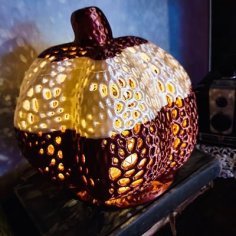 Voronoi Pumpkin Lamp 3D Printer Model