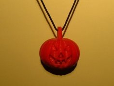 Pumpkin Halloween Pendant 3D Printer Model