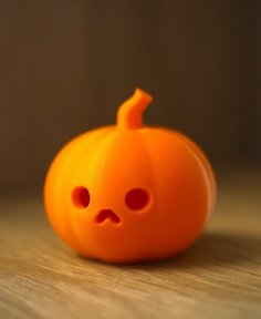 Cute Simple Halloween Pumpkin 3D Printer Model