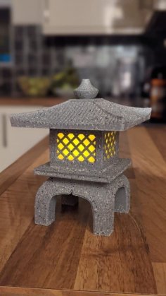 Japanese Lantern TeaLight Socket + LightBox 3D Printer Model