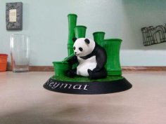 Panda Bear Pen Holder 3D Printer Model