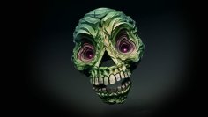 The Cursed Skull 3D Printer Model