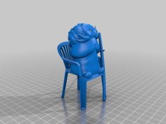 Ding Ding Devil May Cry Chair Meme 3D Printer Model