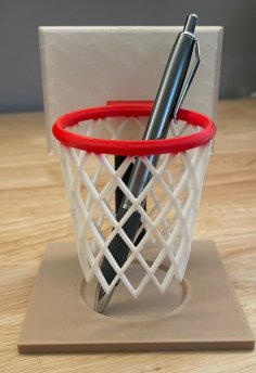 Basketball Net Pen Cup 3D Printer Model